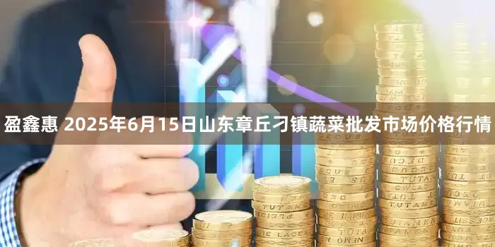 盈鑫惠 2025年6月15日山东章丘刁镇蔬菜批发市场价格行情