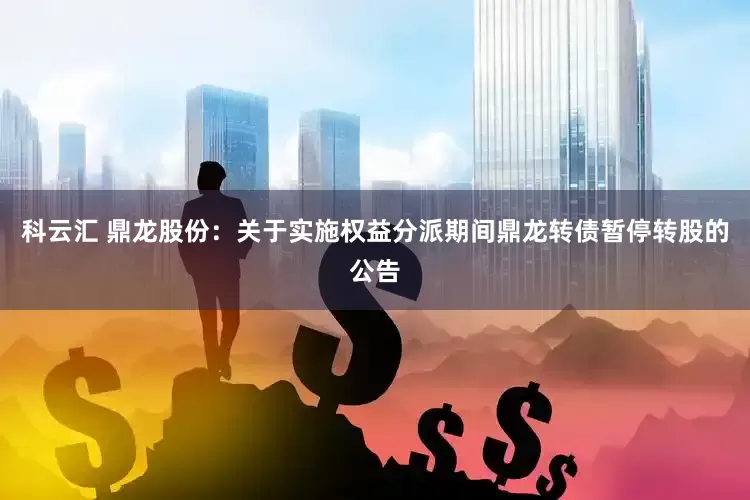科云汇 鼎龙股份：关于实施权益分派期间鼎龙转债暂停转股的公告